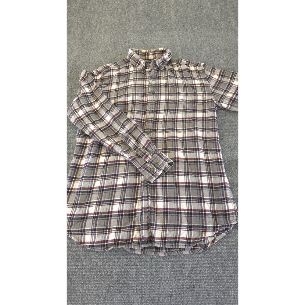 Croft & Barrow Men's Long Sleeve Plaid Flannel Size L